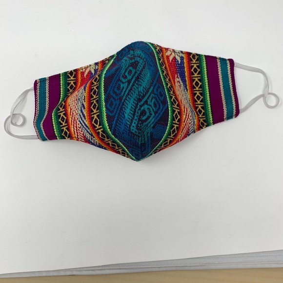 Aztec Bohemian Multi-color Face Mask Soft Comfortable Interior‎ - Picture 3 of 5